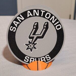 San Antonio Spurs Coaster Set - 3D Printed - (Set of 4)